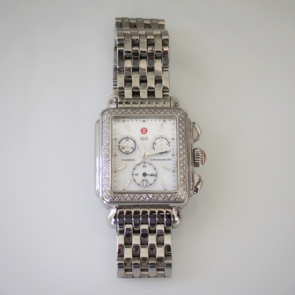 Michele Diamond Deco Watch